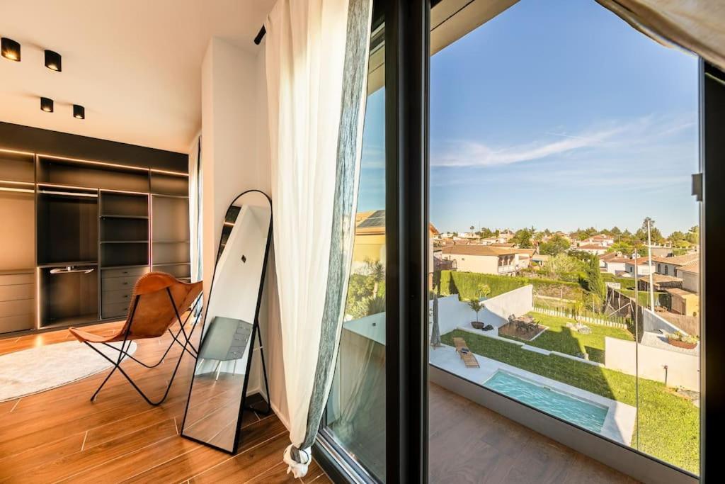 Villa Con Piscina Privada Gelves Exterior foto
